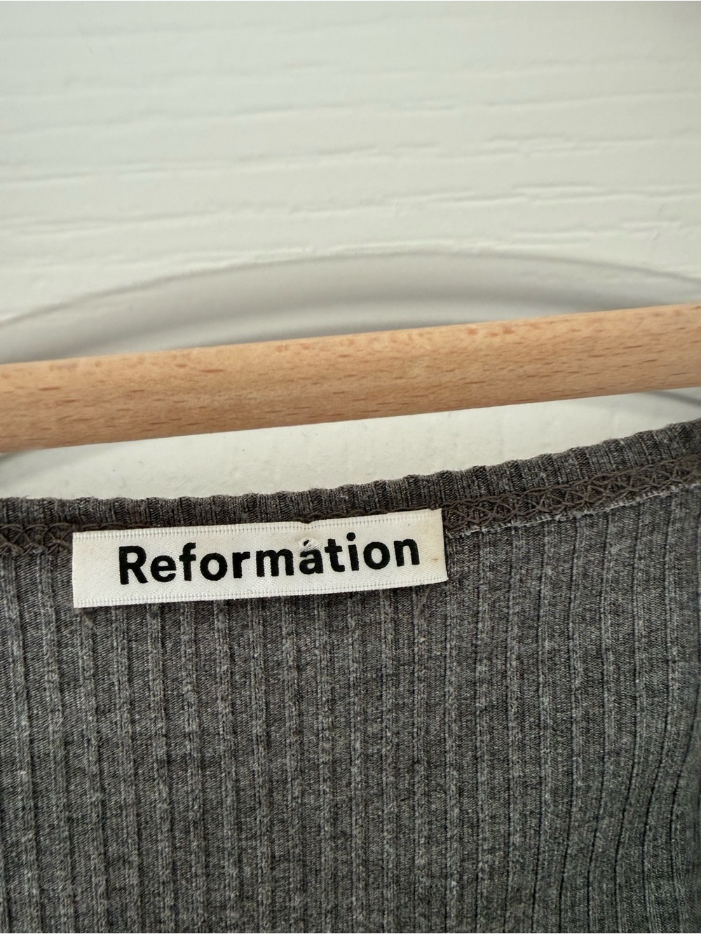 Reformation Ribbed Long Sleeve - Picture 5 of 6